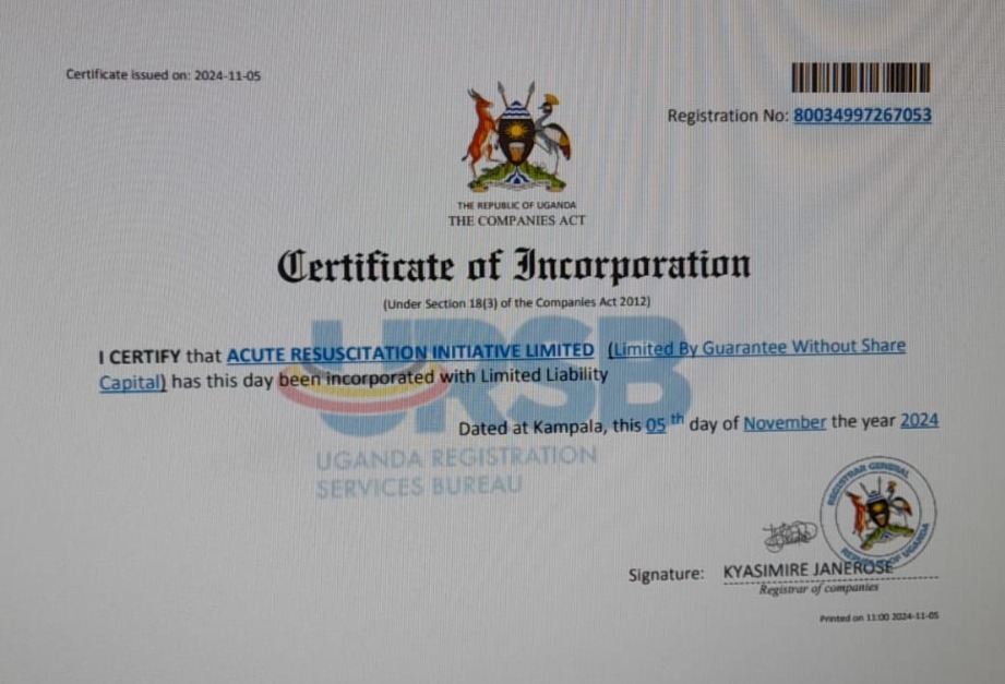 Certificate of Incorporation
